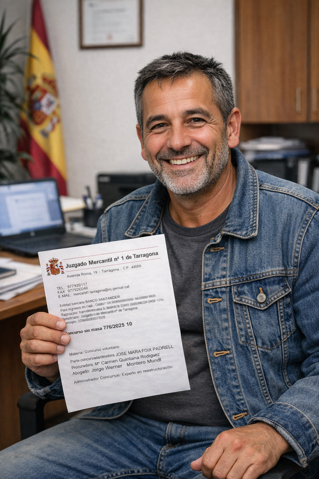 Cliente satisfecho con su BEPI concedido — Juzgado Mercantil